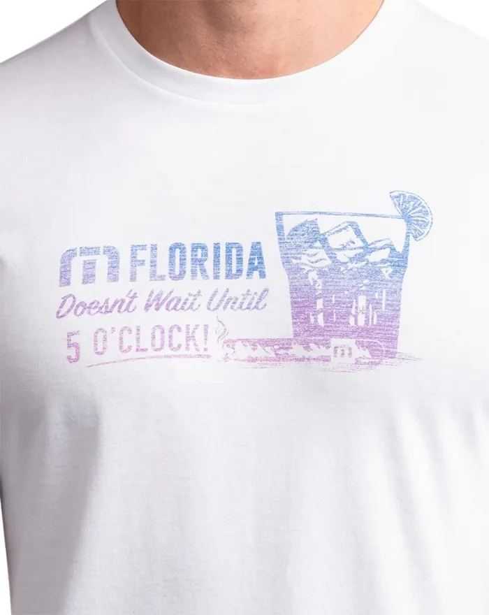 Men SPRING BREAK TEE White TravisMathew Tees