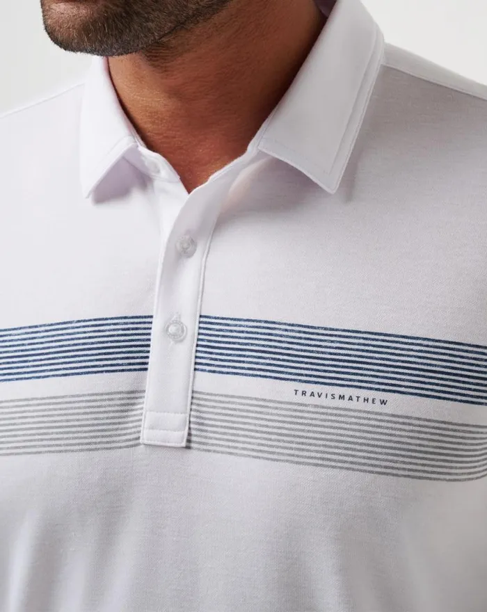 Men ST LOUIS CARDINALS TOP RECRUIT POLO White TravisMathew Polos