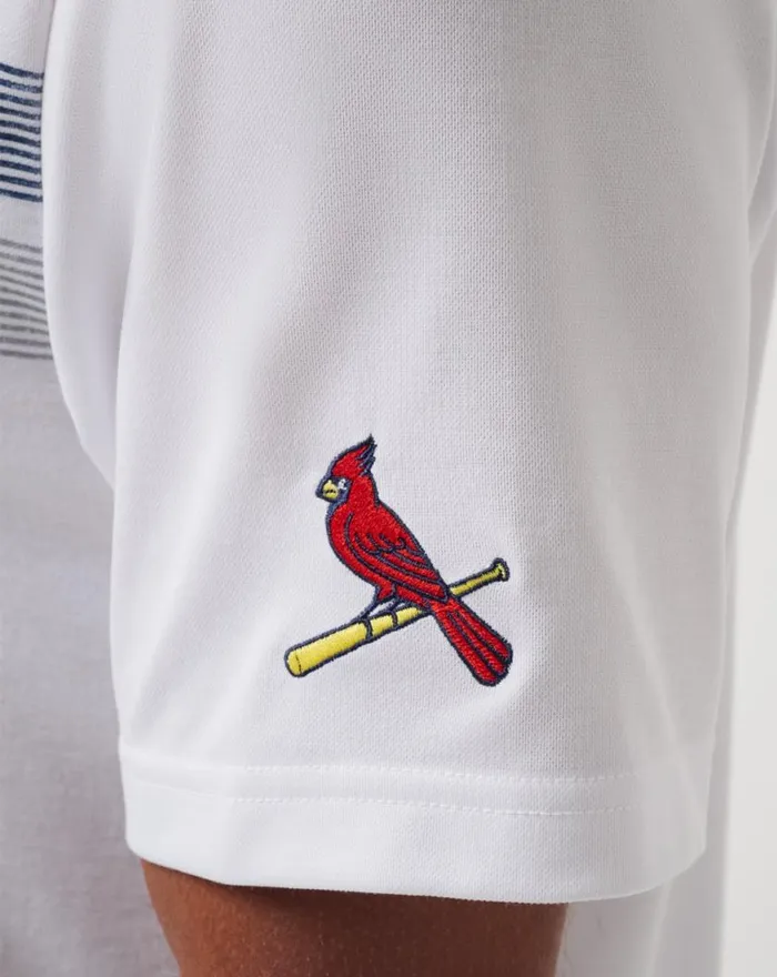 Men ST LOUIS CARDINALS TOP RECRUIT POLO White TravisMathew Polos
