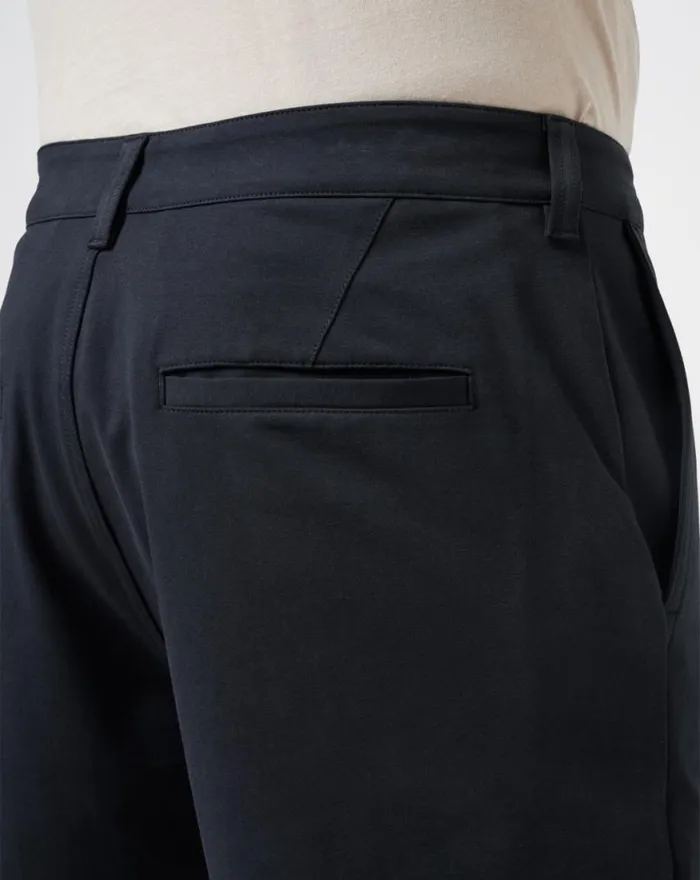 Men STRETCHKNIT SHORT 8IN Black TravisMathew Shorts