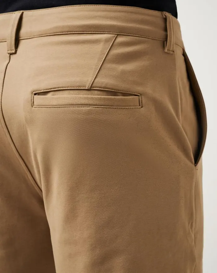 Men STRETCHKNIT SHORT 8IN Khaki TravisMathew Shorts