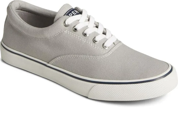 Men Striper II Canvas CVO Sneaker Grey Sperry Sneakers Men Striper II Canvas CVO Sneaker Grey Sperry Sneakers