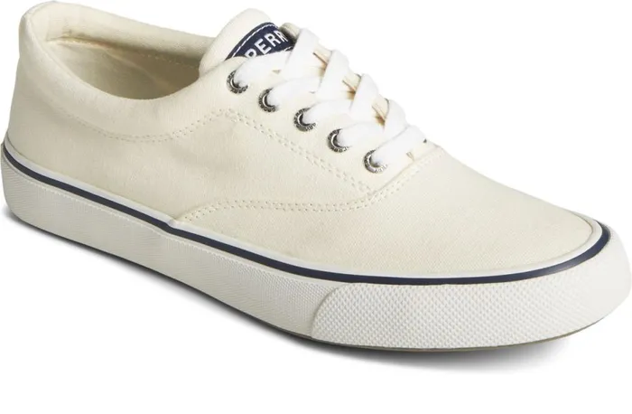 Men Striper II Canvas CVO Sneaker White Sperry Sneakers Men Striper II Canvas CVO Sneaker White Sperry Sneakers