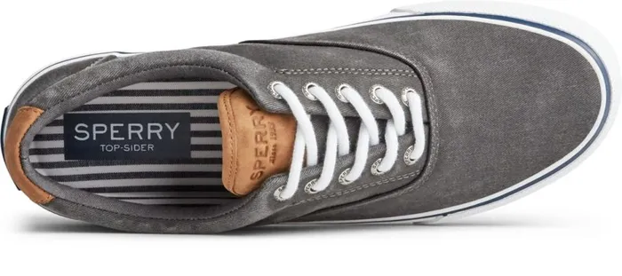 Men Striper II CVO Sneaker Salt Washed Black Sperry Sneakers Men Striper II CVO Sneaker Salt Washed Black Sperry Sneakers