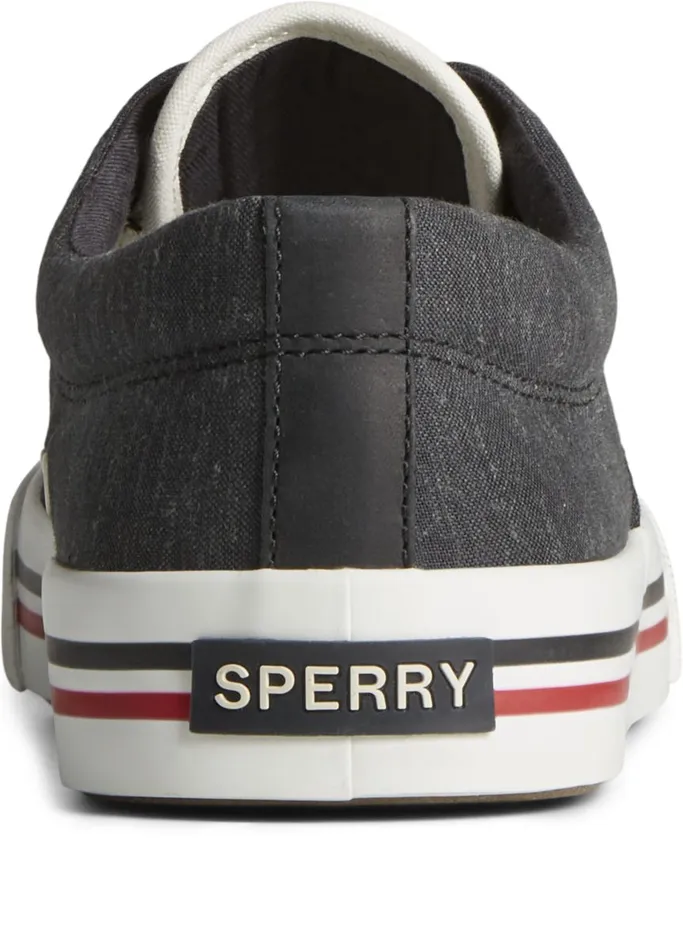 Men Striper II Linen CVO Sneaker Black Sperry Sneakers Men Striper II Linen CVO Sneaker Black Sperry Sneakers