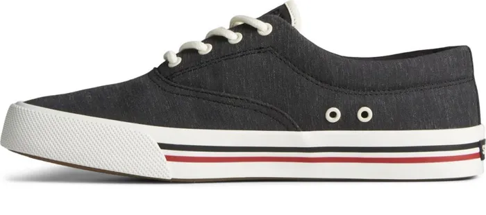 Men Striper II Linen CVO Sneaker Black Sperry Sneakers Men Striper II Linen CVO Sneaker Black Sperry Sneakers