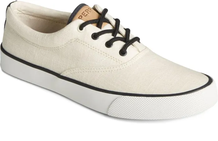 Men Striper II Slub Linen Sneaker White Sperry Sneakers Men Striper II Slub Linen Sneaker White Sperry Sneakers
