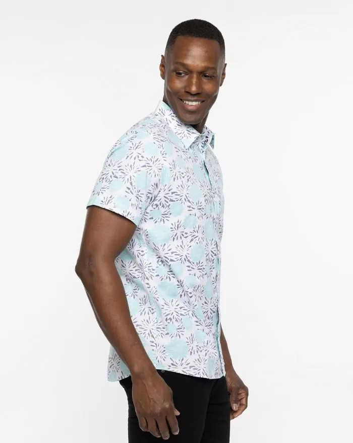 Men STYLITE BUTTONUP White TravisMathew ButtonUps