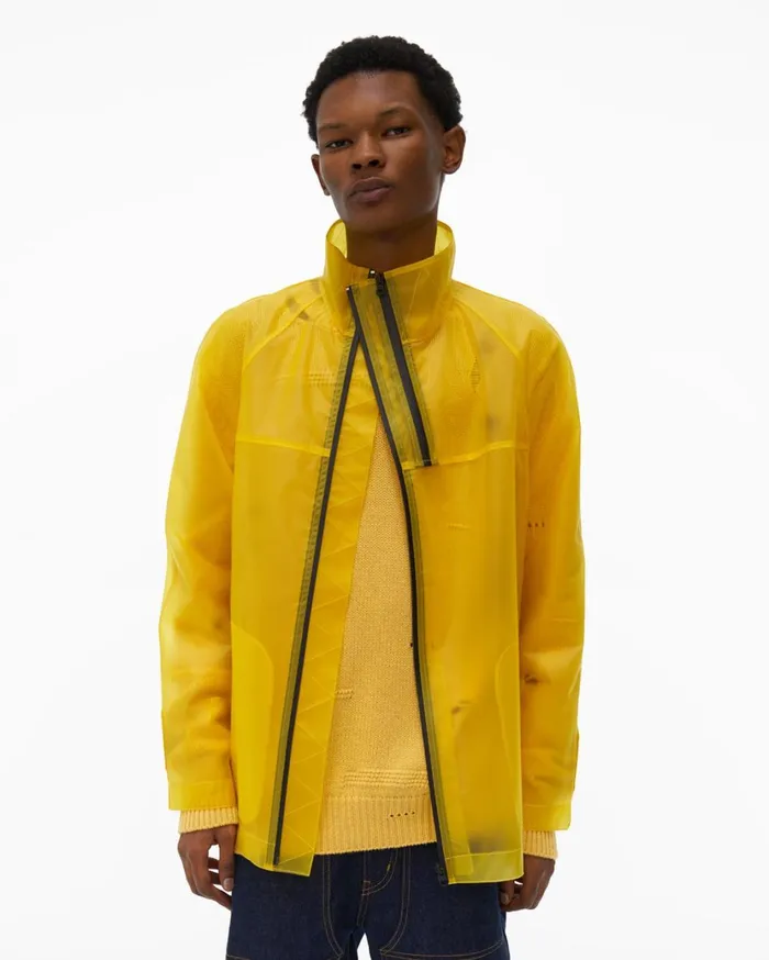 Men Tech Jacket Laser Yellow Helmut Lang Jackets