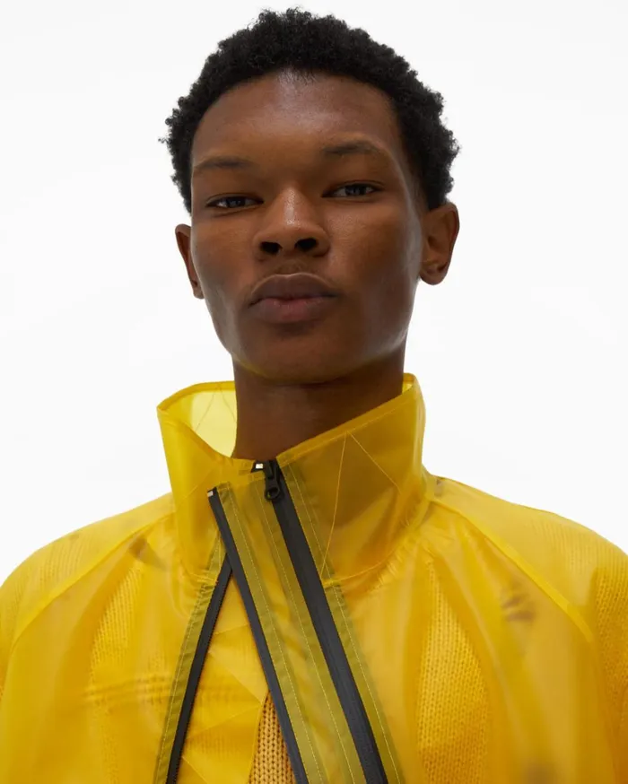 Men Tech Jacket Laser Yellow Helmut Lang Jackets