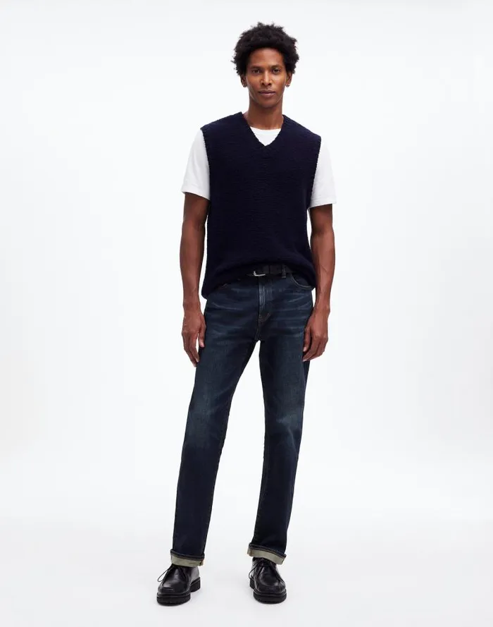 Men The 1991 StraightLeg Stretch Selvedge Jean Kinney Wash Madewell Jeans