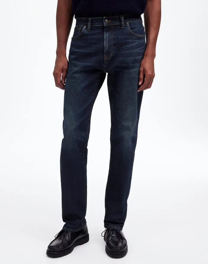 Men The 1991 StraightLeg Stretch Selvedge Jean Kinney Wash Madewell Jeans