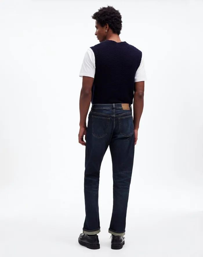 Men The 1991 StraightLeg Stretch Selvedge Jean Kinney Wash Madewell Jeans