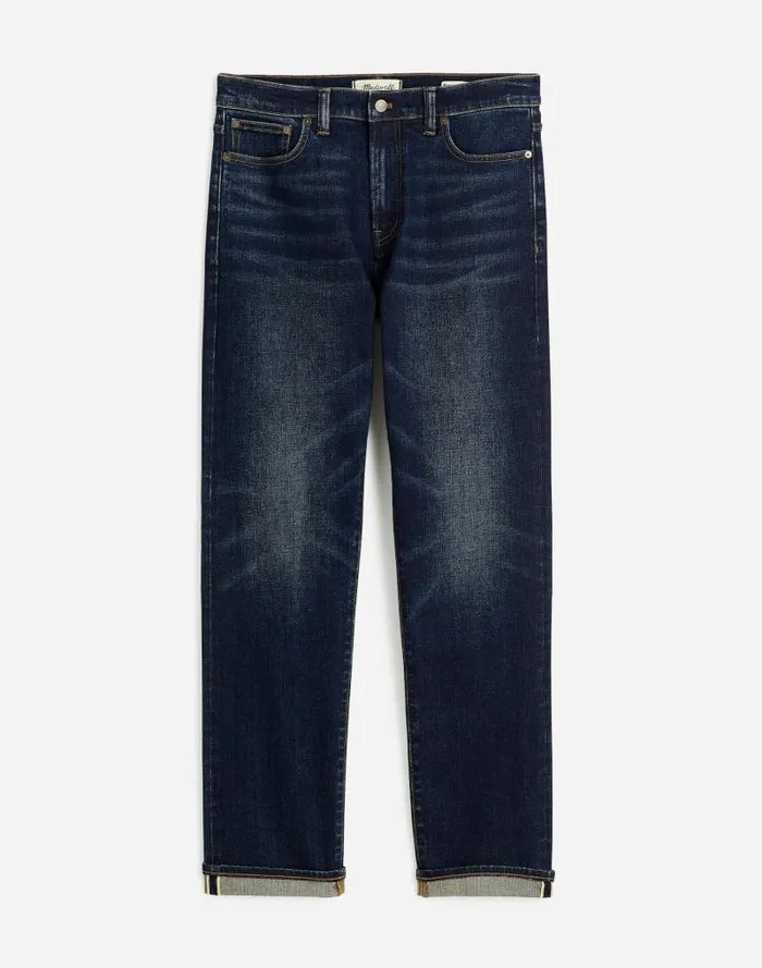 Men The 1991 StraightLeg Stretch Selvedge Jean Kinney Wash Madewell Jeans