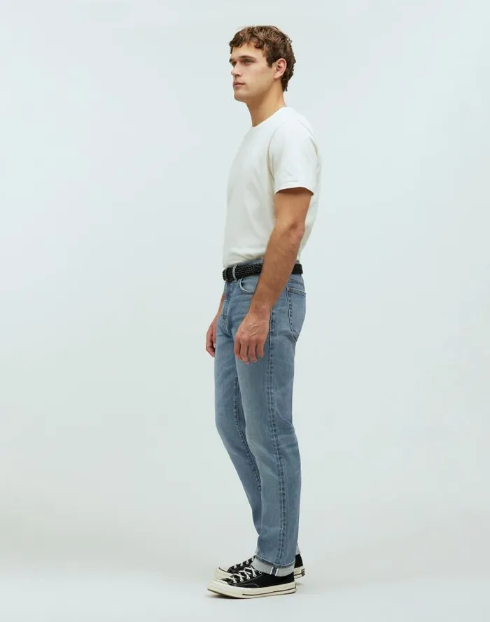 Men The 1991 StraightLeg Stretch Selvedge Jean Loyola Wash Madewell Jeans