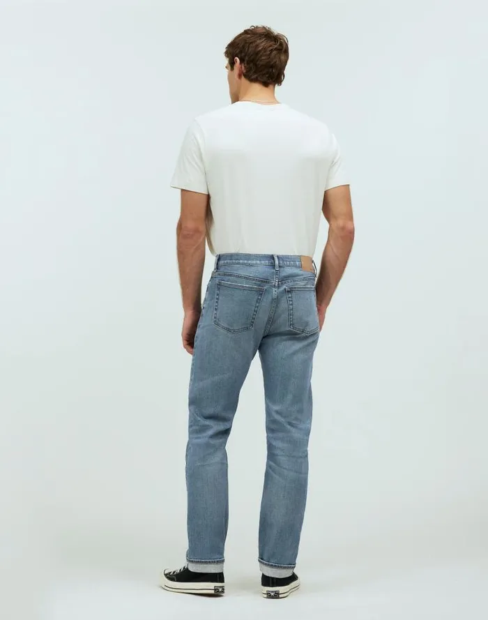 Men The 1991 StraightLeg Stretch Selvedge Jean Loyola Wash Madewell Jeans