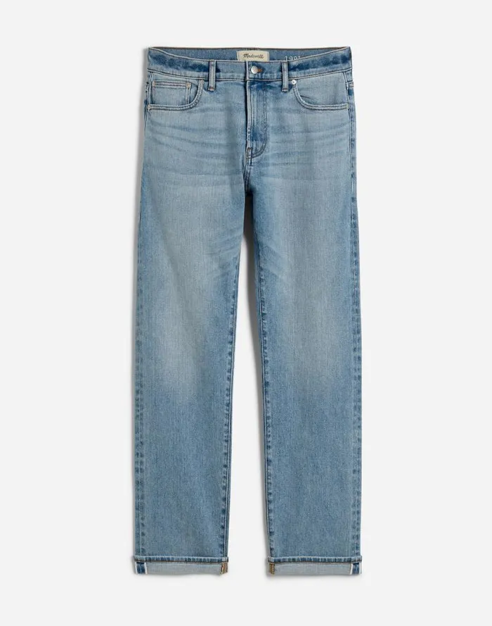 Men The 1991 StraightLeg Stretch Selvedge Jean Loyola Wash Madewell Jeans