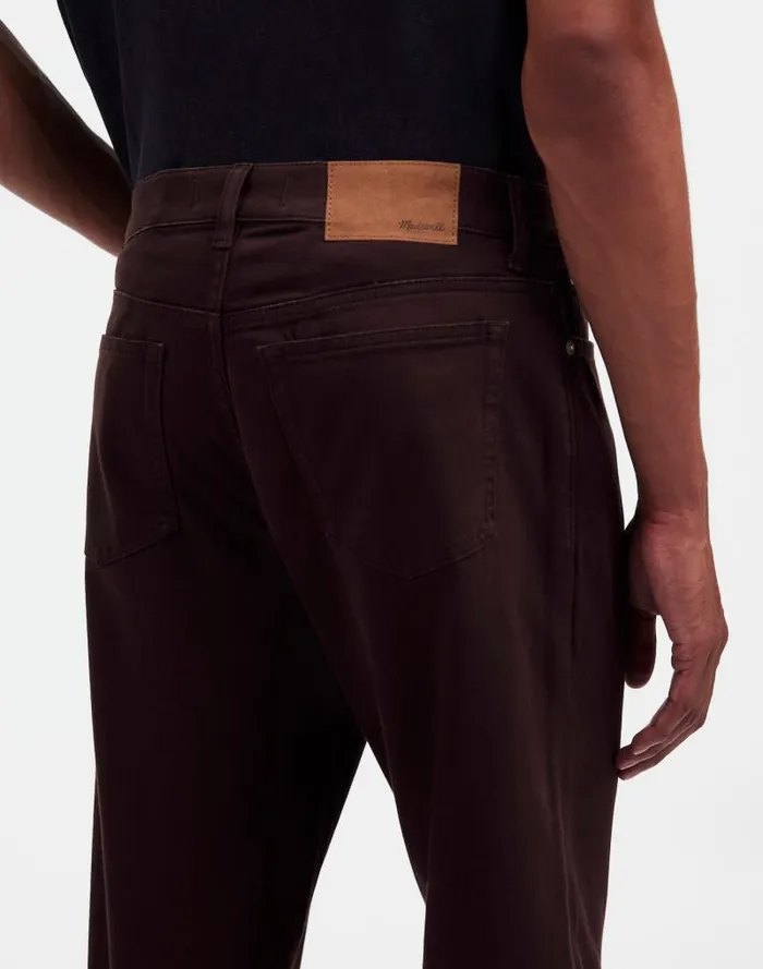 Men The Allday 1991 StraightLeg Pant Dark Carob Madewell Jeans