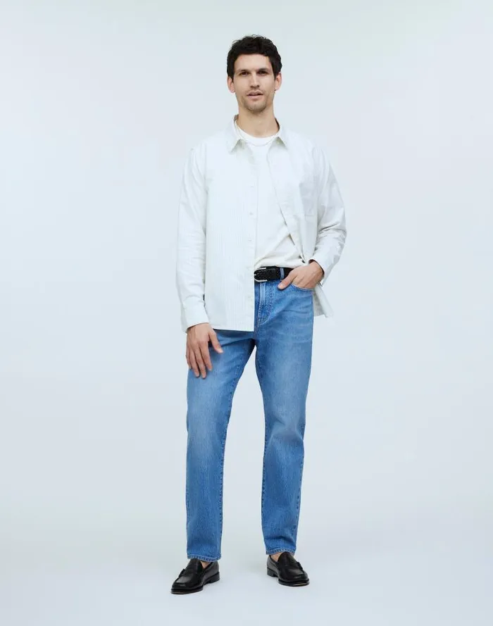 Men The Athletic 1991 StraightLeg Jean Mainshore Wash Madewell Jeans