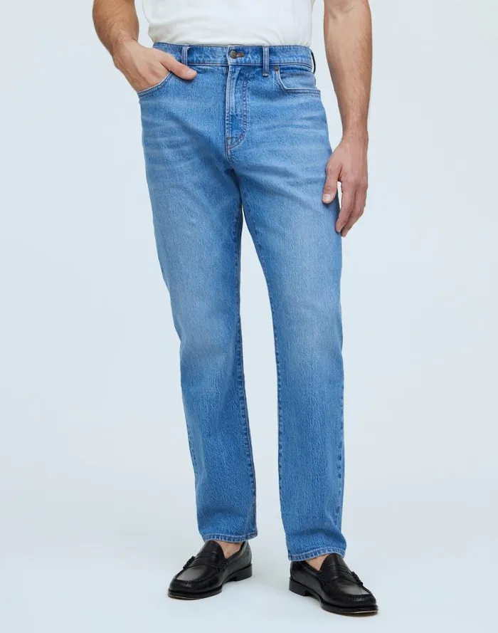 Men The Athletic 1991 StraightLeg Jean Mainshore Wash Madewell Jeans
