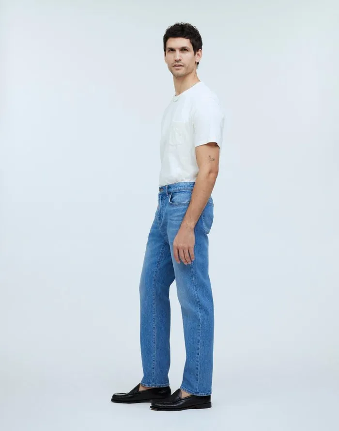 Men The Athletic 1991 StraightLeg Jean Mainshore Wash Madewell Jeans