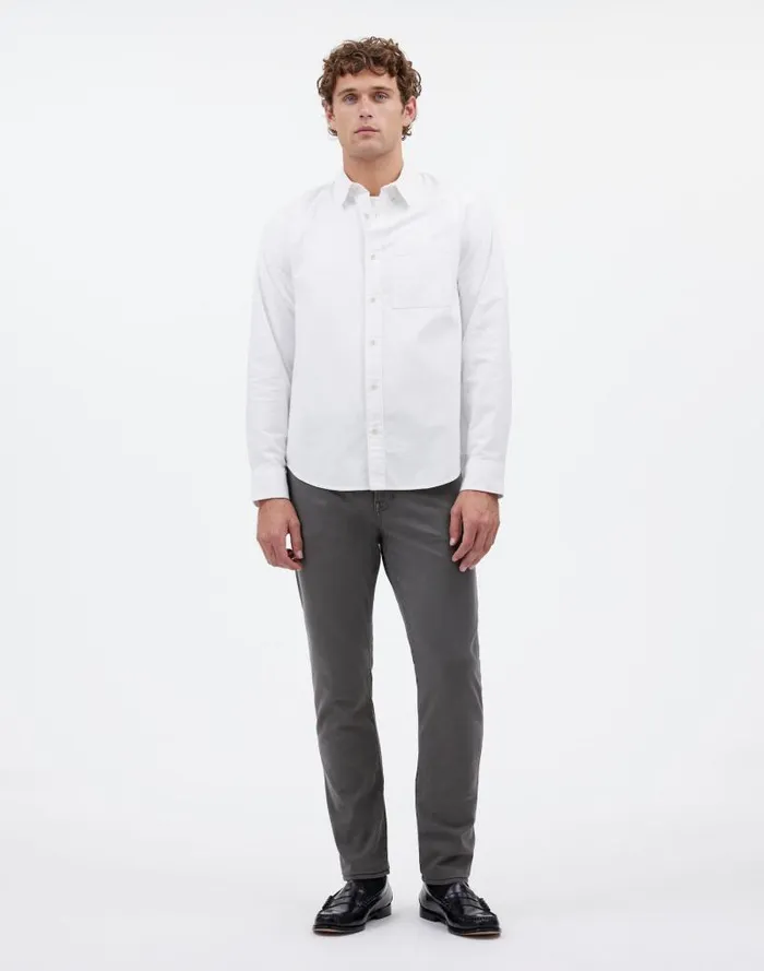 Men The Athletic Allday Slim Pant Thunder Cloud Madewell Jeans