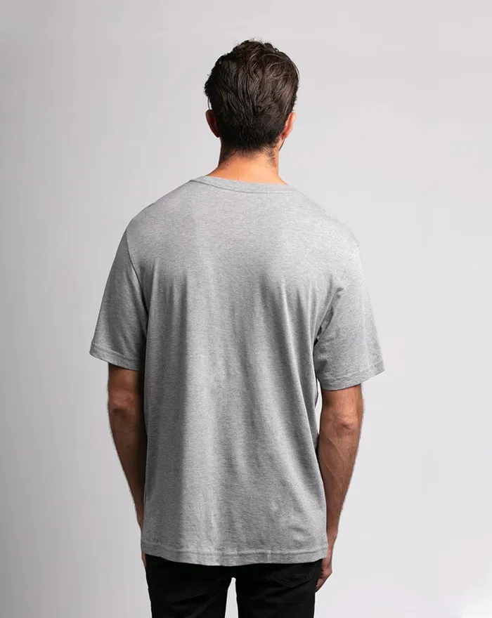 Men THE CASEY TEE Heather Grey TravisMathew Tees