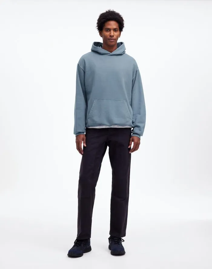 Men The McCarren Midweight Hoodie Sweatshirt Teapot Blue Madewell Hoodies and Sweatshirts