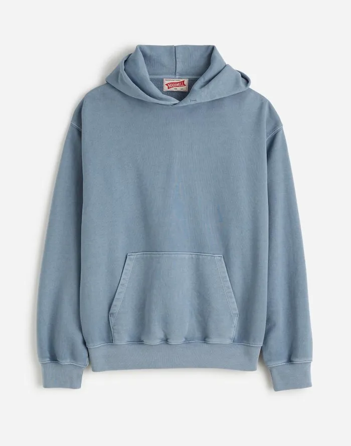 Men The McCarren Midweight Hoodie Sweatshirt Teapot Blue Madewell Hoodies and Sweatshirts
