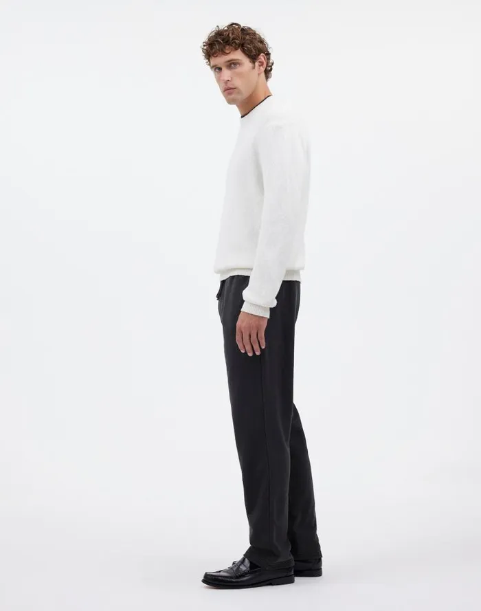 Men The McCarren Midweight Sweatpant Almost Black Madewell Hoodies and Sweatshirts