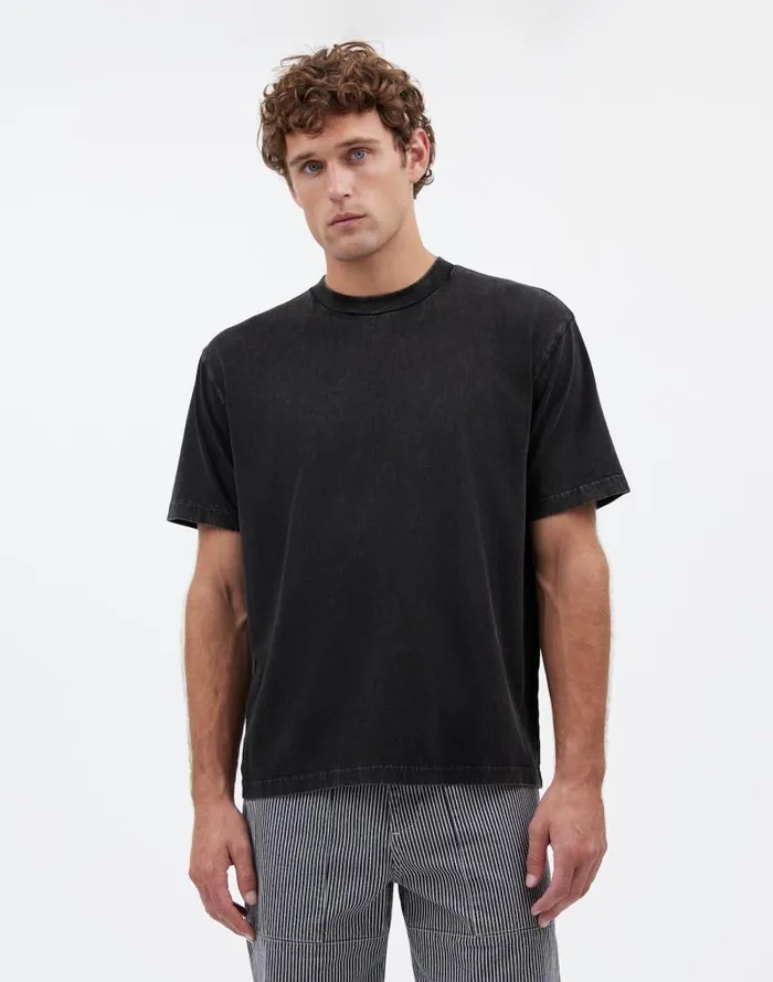 Men The Vintage Tee Almost Black Madewell Tees