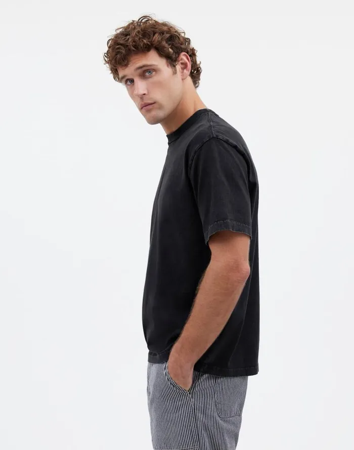 Men The Vintage Tee Almost Black Madewell Tees