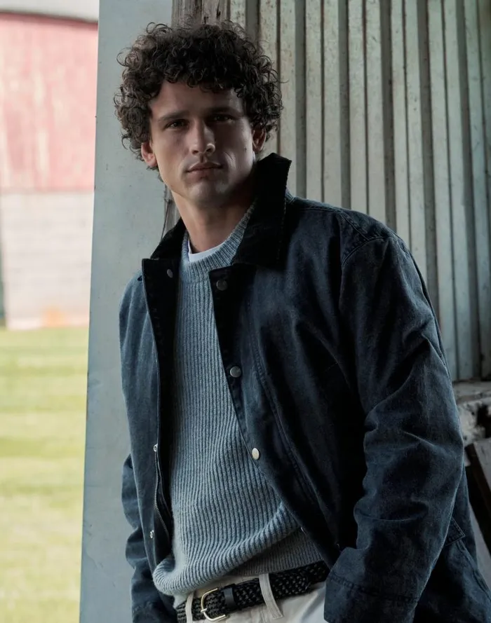 Men The Wyckoff Sweater Grey Marl Madewell Sweaters