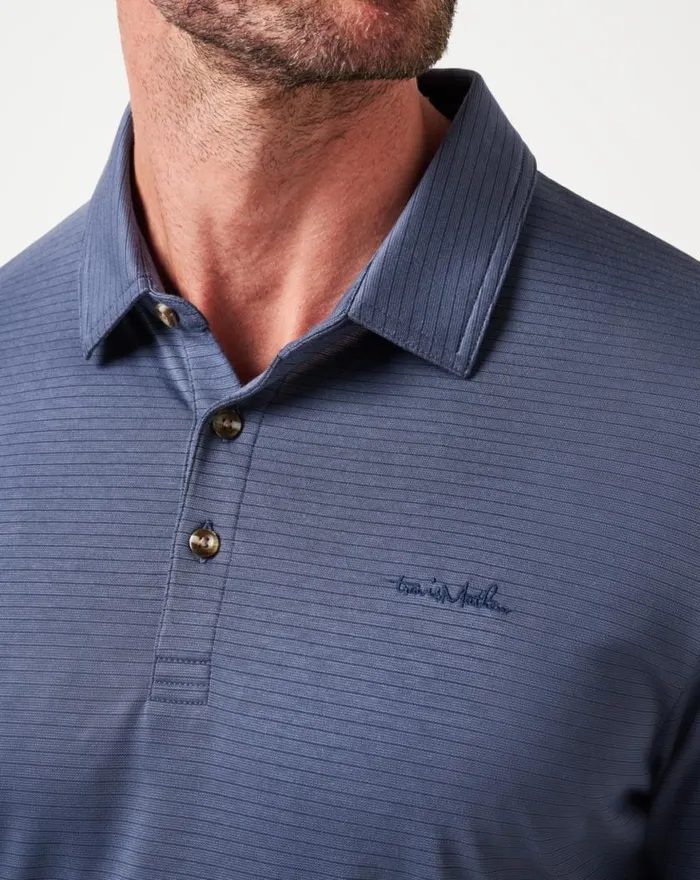 Men THE ZINNA 20 POLO Mood Indigovintage Indigo TravisMathew Polos