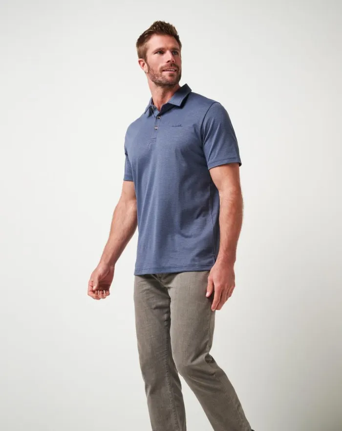 Men THE ZINNA 20 POLO Mood Indigovintage Indigo TravisMathew Polos