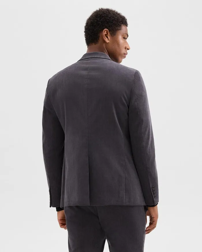 Men Theory Blazers Jackets Morton Blazer In Stretch Corduroy Dark Grey