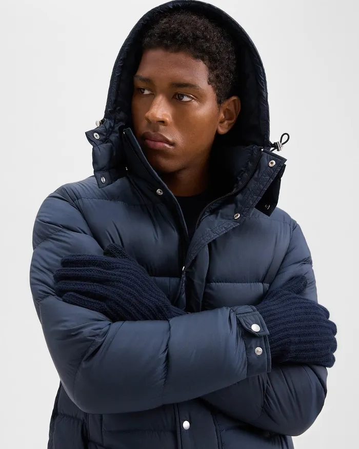 Men Theory Hats Gloves Scarves Tech Gloves In Cashmere Baltic