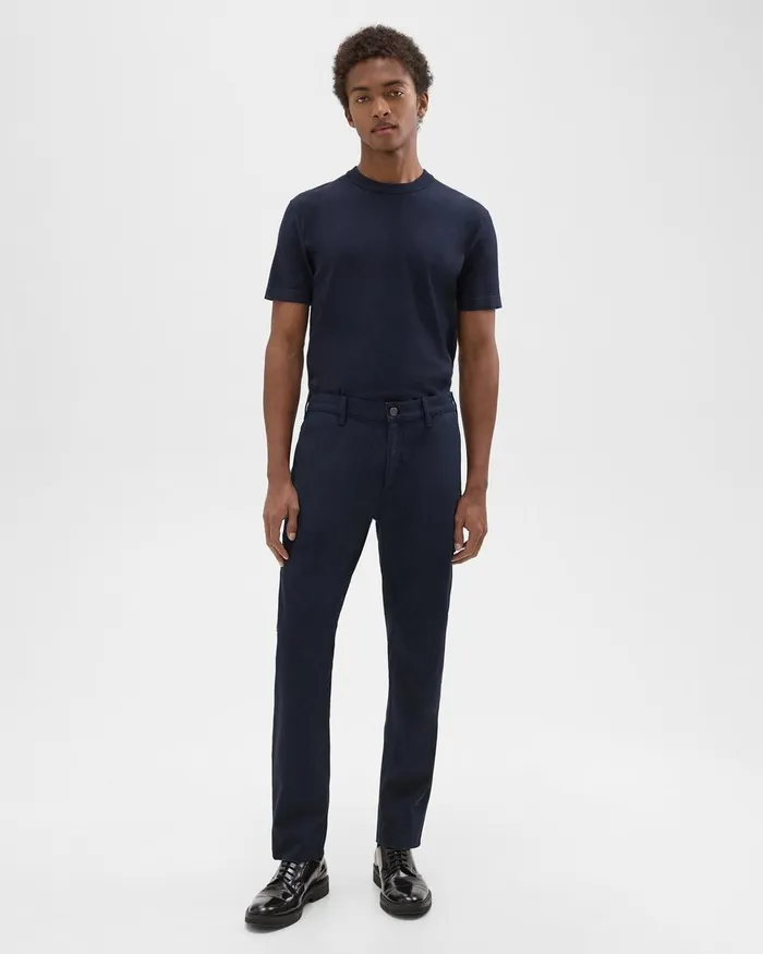 Men Theory Pants Carpenter Pant In Stretch Cotton Canvas Baltic