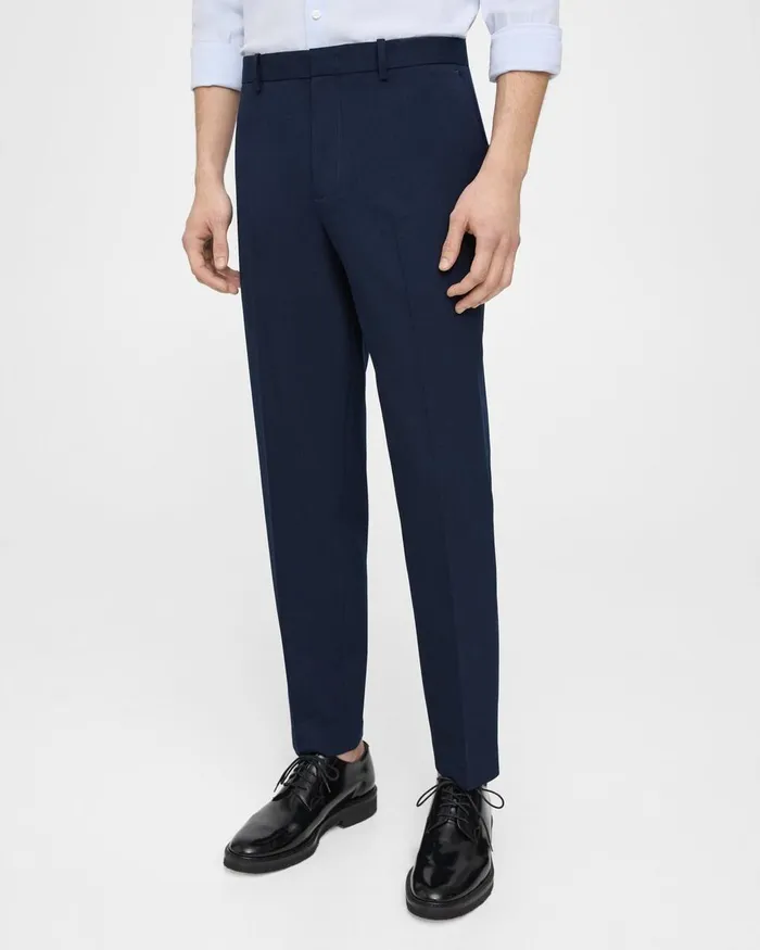 Men Theory Pants Curtis Pant In Textured Gabardine Baltic