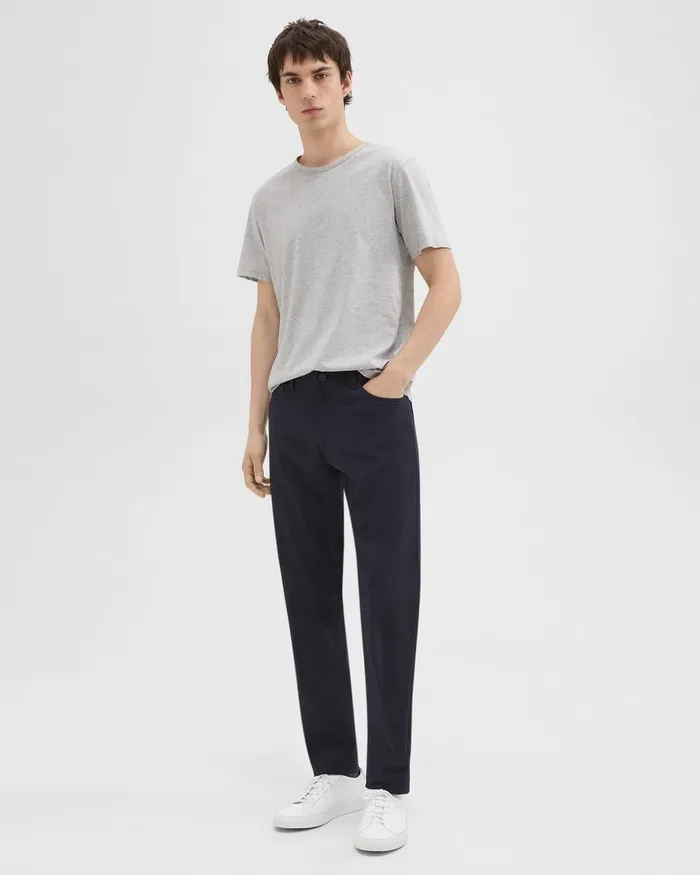 Men Theory Pants Raffi 5Pocket Pant In Neoteric Twill Dark Navy
