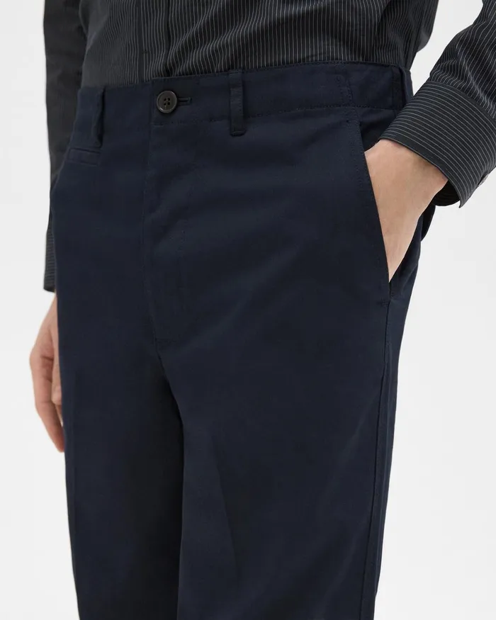 Men Theory Pants Relaxed Virgin Wool Pant Navy