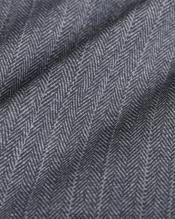 Men Theory Pants Zaine Pant In Herringbone Precision Ponte Grey Melange