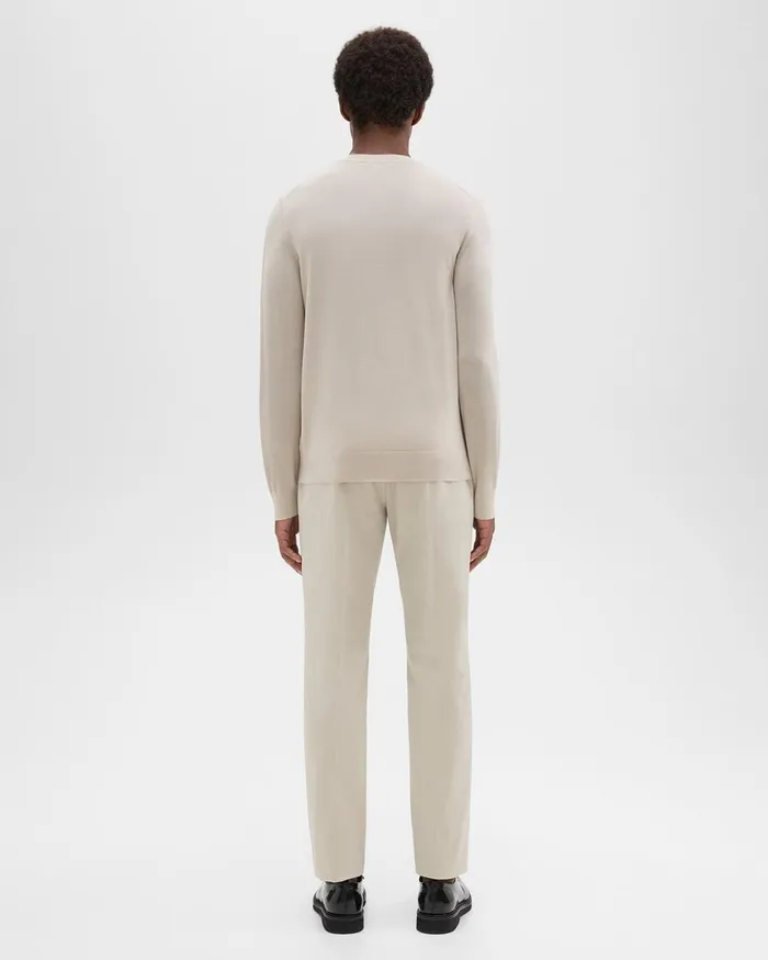 Men Theory Pants Zaine Pant In Stretch Cotton New Sand