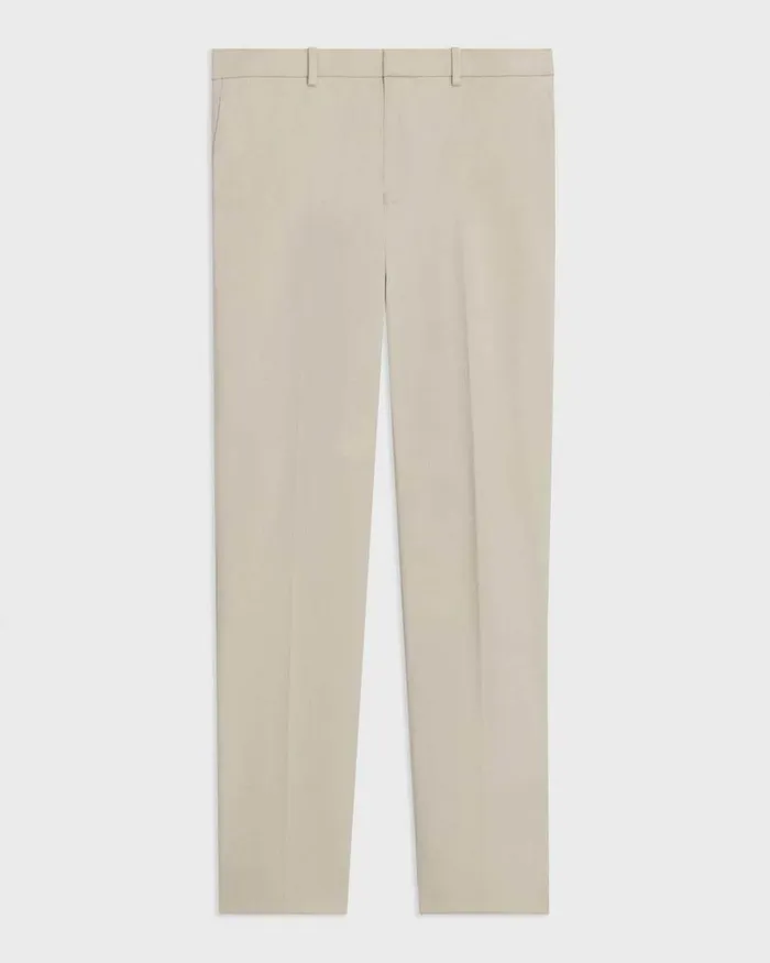 Men Theory Pants Zaine Pant In Stretch Cotton New Sand