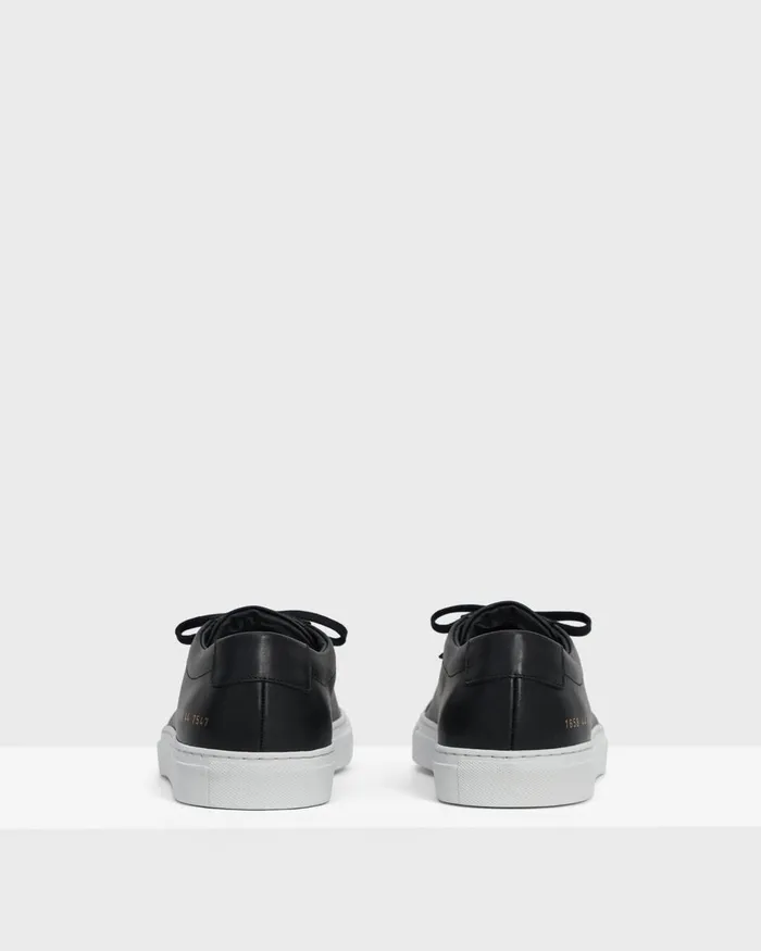 Men Theory Shoes Common Projects Original Achilles Sneakers Black