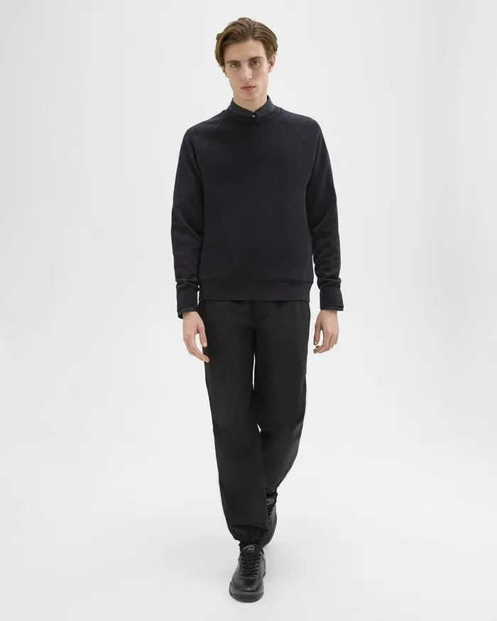 Men Theory Sweatshirts Hoodies ScubaWool Combo Sweatshirt Black