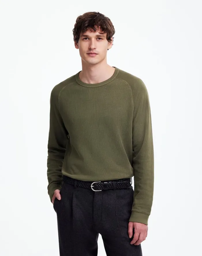 Men Thermal LongSleeve Tee Dried Olive Madewell Tees