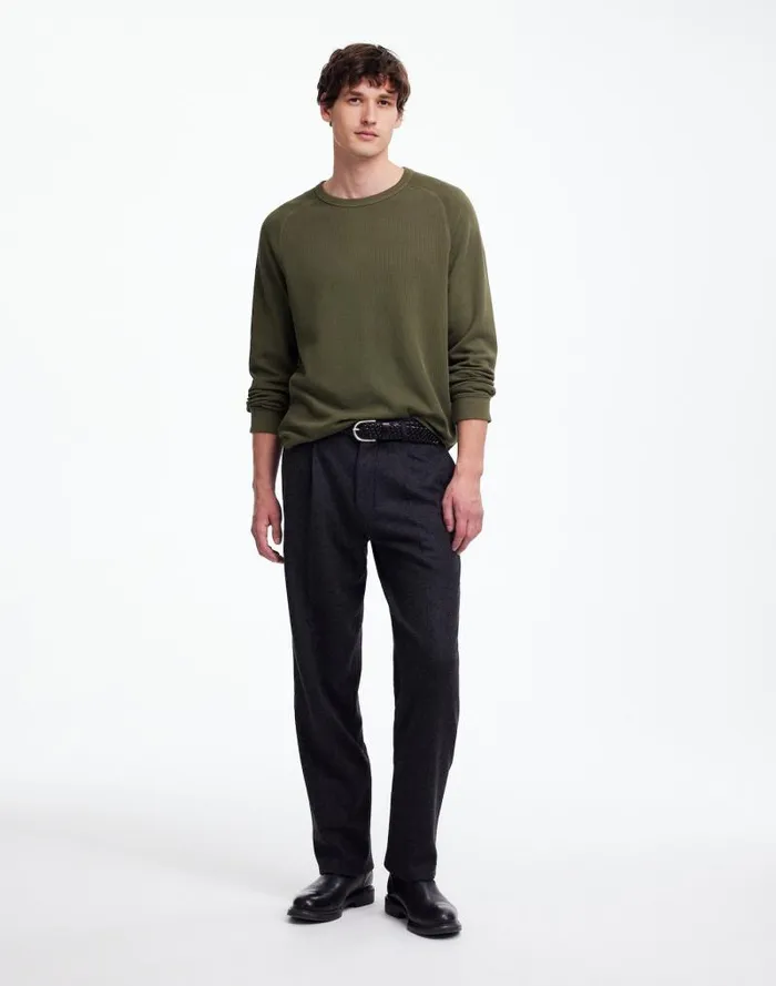 Men Thermal LongSleeve Tee Dried Olive Madewell Tees