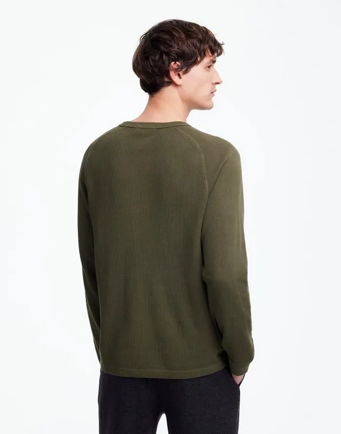 Men Thermal LongSleeve Tee Dried Olive Madewell Tees