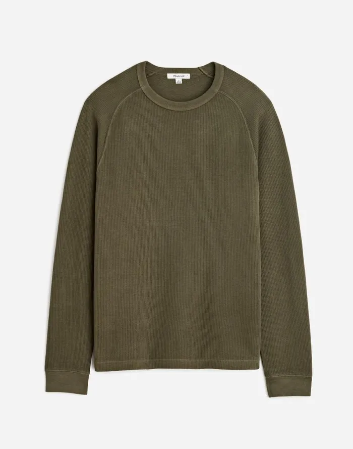Men Thermal LongSleeve Tee Dried Olive Madewell Tees
